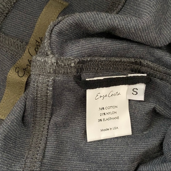 Enza Costa Corduroy Legging Charcoal - Picture 13 of 16